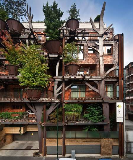 Apartemen Penuh Pohon Ini Jadi Ikon Kota Turin